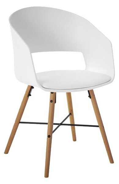 Actona Designová židle Lena bílá