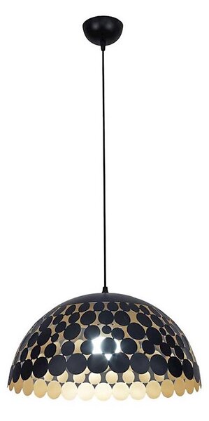 Lustr na lanku LISA BLACK 1xE27/60W/230V