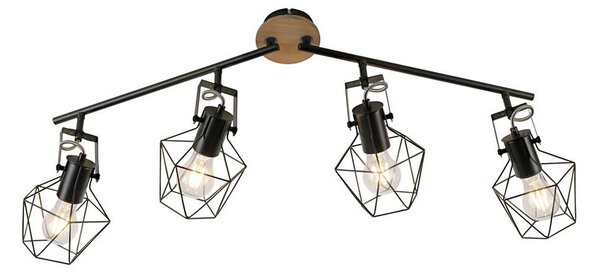 Leuchten Direkt 15674-78 - Bodové svítidlo JARO 4xE27/60W/230V