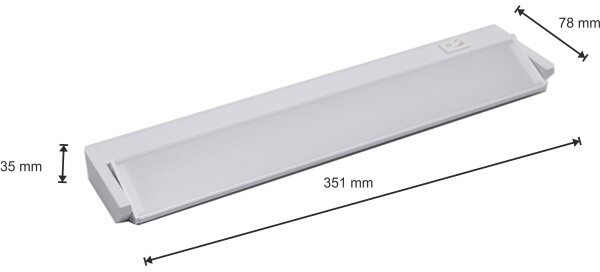 LED Podlinkové svítidlo LED/5W/230V Bílá