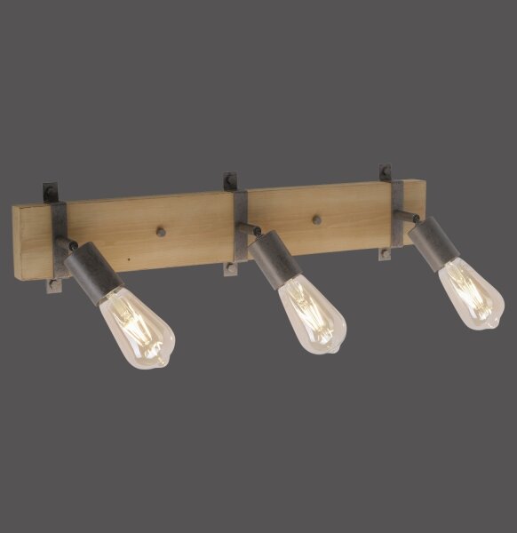 Leuchten Direkt 13473-79 - Nástěnné bodové svítidlo SLAT 3xE27/40W/230V