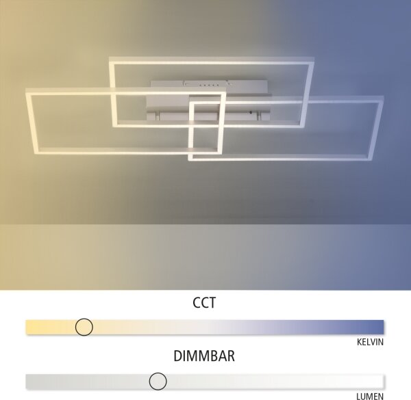 Leuchten Direkt 14150-55 - LED Stmívatelné svítidlo IVEN 3xLED/13W/230V + DO