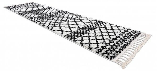 Makro Abra Koberec - běhoun BERBER SAFI bílý Rozměr: 70x200 cm