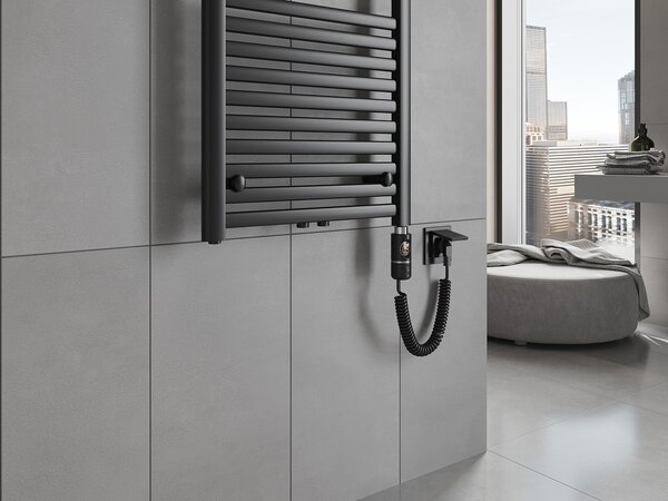 Mexen Hades, elektrické topné těleso 800 x 600 mm, 600 W, černá, W104-0800-600-2600-70
