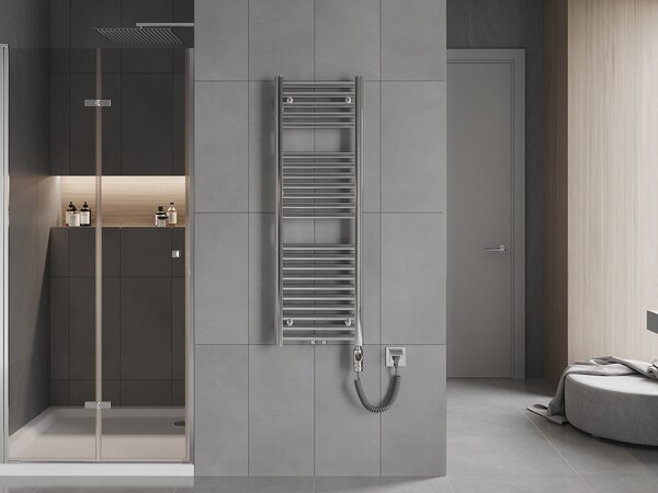 Mexen Hades, elektrické topné těleso 1200 x 400 mm, 600 W, chromová, W104-1200-400-2600-01