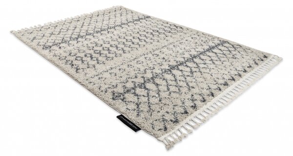 Makro Abra Kusový koberec BERBER AGADIR G0522 krémový šedý Rozměr: 120x170 cm