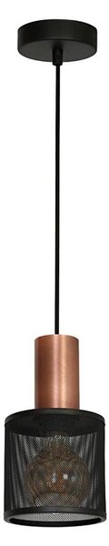 Lustr na lanku ARES BLACK 1xE27/60W/230V