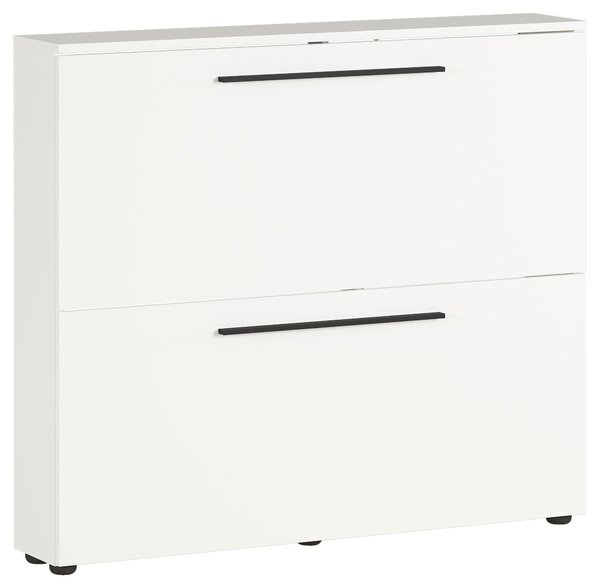 VYKLÁPĚCÍ BOTNÍK, bílá, 100/85/19 cm - Online Only šatny & botníky, Online Only
