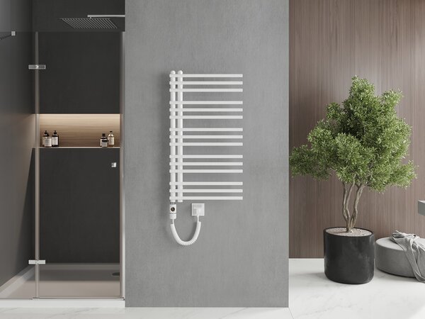 Mexen Neptun, elektrické topné těleso 900 x 500 mm, 600 W, bílá, W101-0900-500-2600-20
