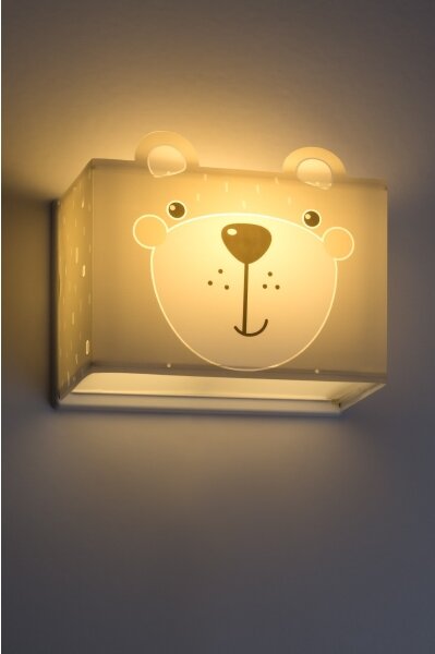 Dalber 64578 - Dětské nástěnné svítidlo LITTLE TEDDY 1xE27/60W/230V
