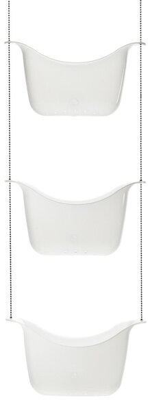 Umbra Závěsná koupelnová polička Bask bílá