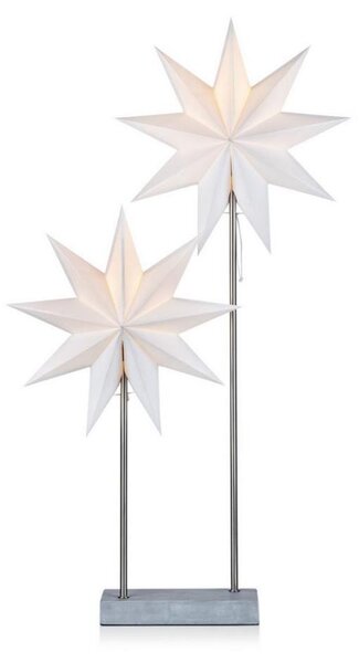 Markslöjd 703867 - Vánoční dekorace DUVA 2xE14/25W/230V šedá