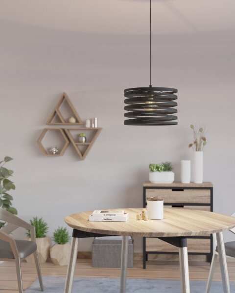 Eglo 99345 - Lustr na lanku CREMELLA 1xE27/40W/230V