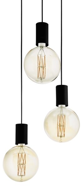 Eglo 98663 - Lustr na lanku POZUETA 3xE27/40W/230V