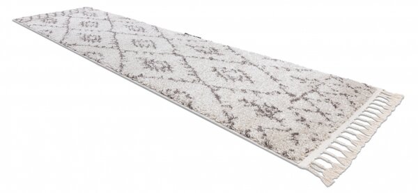 Makro Abra Koberec - běhoun BERBER FEZ krémový Rozměr: 70x200 cm