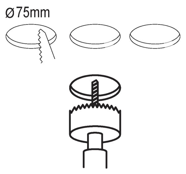 Eglo 99135 - SADA 3x LED Podhledové svítidlo FUEVA 5 LED/2,7W/230V