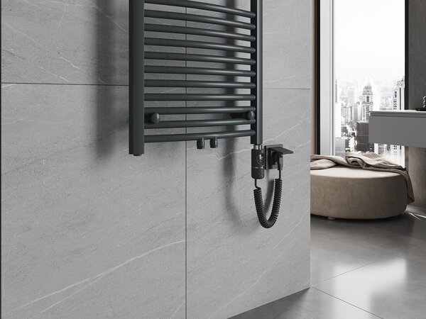 Mexen Ares, elektrické topné těleso 900 x 600 mm, 600 W, antracitová, W102-0900-600-2600-66