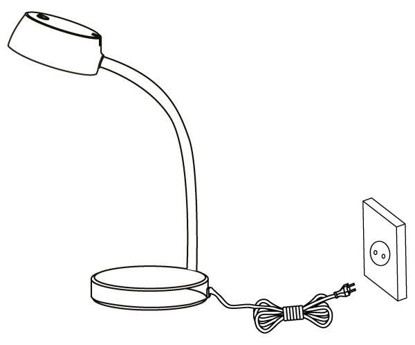 Eglo 99334 - LED Stolní lampa CABALES LED/4,5W/230V