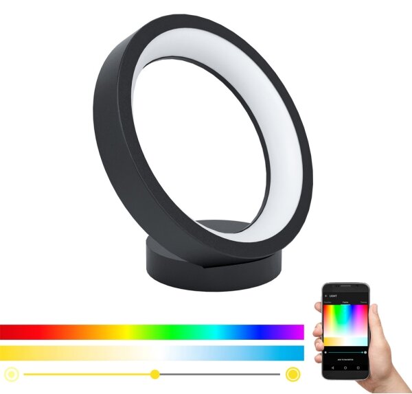 Eglo 99029 - LED RGB Stmívatelná stolní lampa MARGHERA-C LED/16W/230V