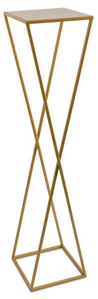 DekorStyle Moderní stojan na květináč 100cm zlatý