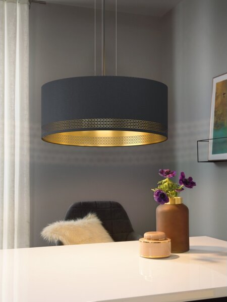 Eglo 99274 - Lustr na lanku ESTEPERRA 3xE27/40W/230V