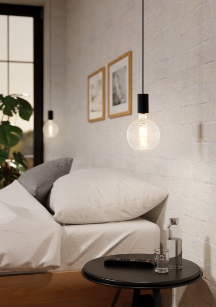 Eglo 98661 - Lustr na lanku POZUETA 1xE27/40W/230V