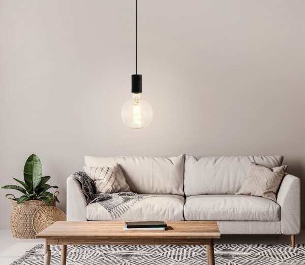 Eglo 98661 - Lustr na lanku POZUETA 1xE27/40W/230V