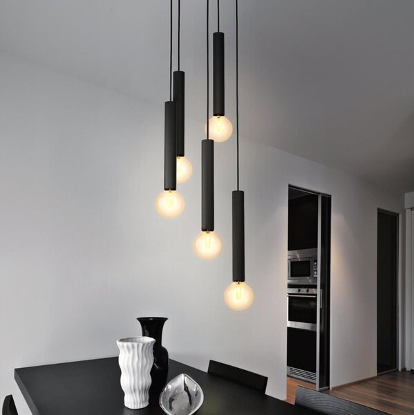 Eglo 98058 - Lustr na lanku CORTENOVA 5xE27/60W/230V