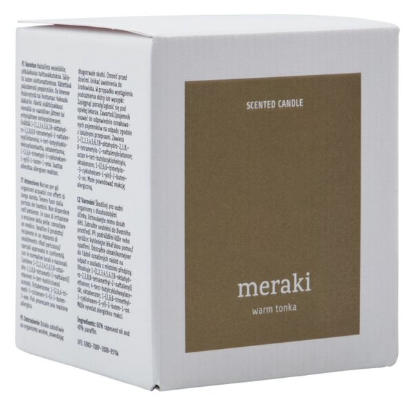Vonná svíčka Warm Tonka 200 g Meraki
