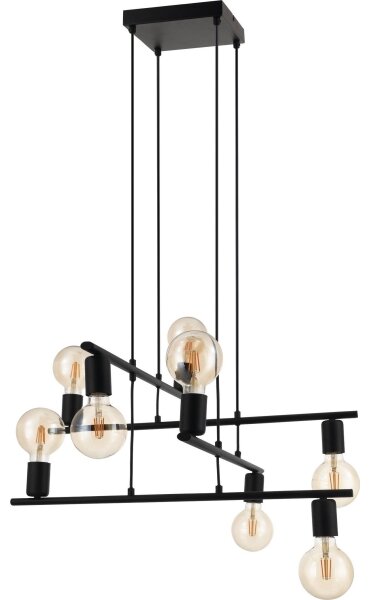 Eglo 98909 - Lustr na lanku MEZZANA 8xE27/40W/230V