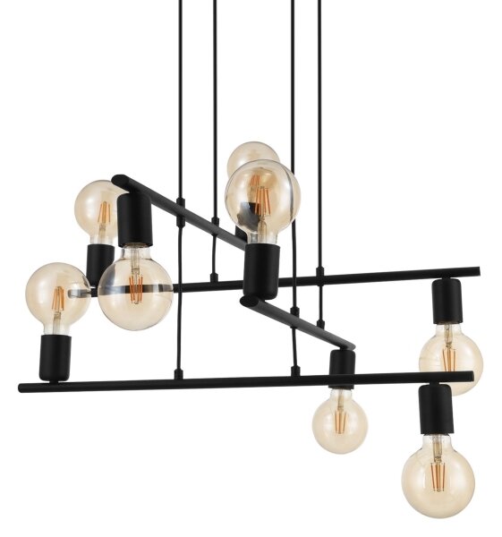 Eglo 98909 - Lustr na lanku MEZZANA 8xE27/40W/230V