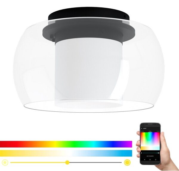 Eglo 99022 - LED RGB Stmívatelné stropní svítidlo BRIAGLIA-C LED/24,8W/230V