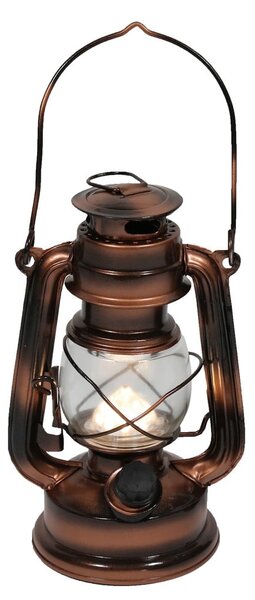 LED lucerna v bronzové barvě (výška 19 cm) – Hilight