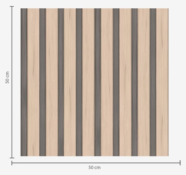 Tapety Béžové dřevěné prkna s tmavými svislými pruhy, Tapety geometrie, Tapety pruhy, a01054v2 : uwalls.cz