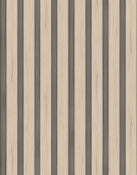 Tapety Béžové dřevěné prkna s tmavými svislými pruhy, Tapety geometrie, Tapety pruhy, a01054v2 : uwalls.cz