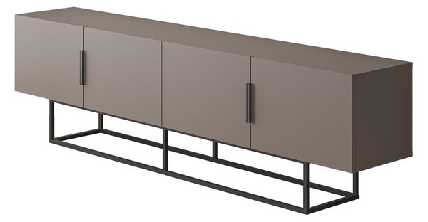 Šedo-béžový TV stolek 200x55 cm Titan – Marckeric