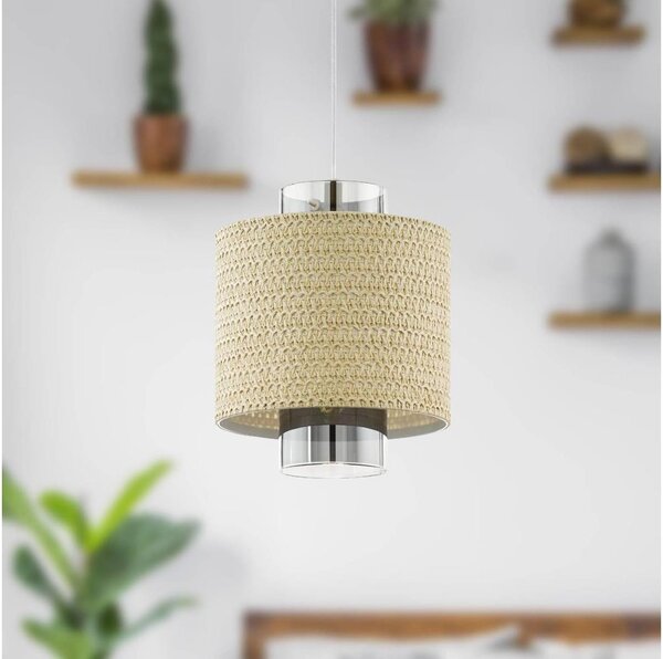 Eglo 43393 - Lustr na lanku MEDIOUNA 1xE27/40W/230V