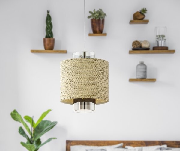 Eglo 43393 - Lustr na lanku MEDIOUNA 1xE27/40W/230V