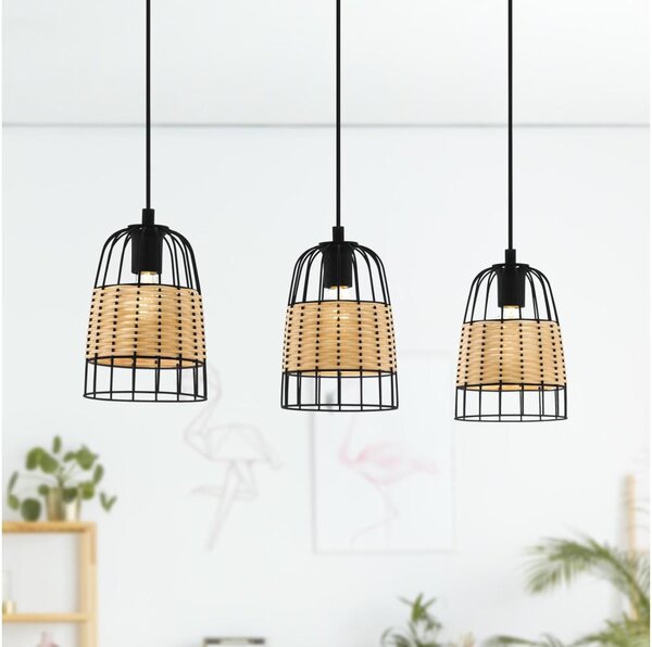 Eglo 43313 - Lustr na lanku ANWICK 3xE27/40W/230V