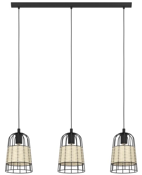 Eglo 43313 - Lustr na lanku ANWICK 3xE27/40W/230V