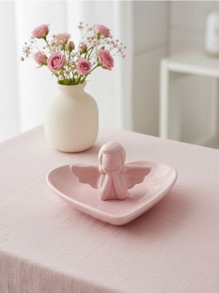 Sinsay - Stojící valentýnská dekorace - pastelová růžová