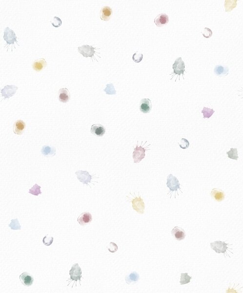 Tapety Malé vodové skvrny v jemné pastelové paletě, Tapety minimalismus, a01063 : uwalls.cz