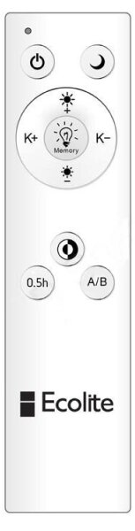 Ecolite WMKL02R-40W/LED-BI - LED Stmívatelný lustr NEST LED/40W/230V 3000-6500K