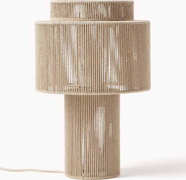 Stolní lampa z lněných nití Lace
