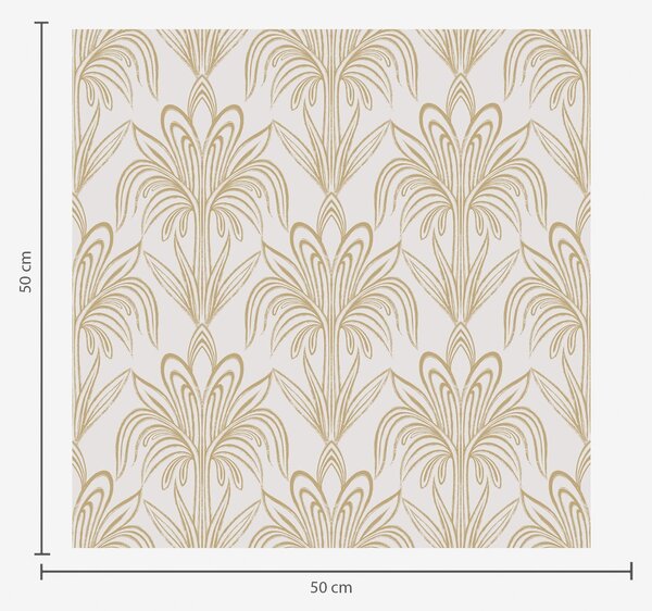 Tapety Lehký ornament ve stylu art deco se stylizovanými rostlinami, Tapety abstraktní, a01065v1 : uwalls.cz