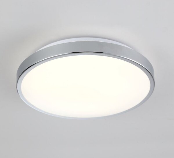 LED Stropní svítidlo KERN LED/15W/230V pr. 30 cm lesklý chrom