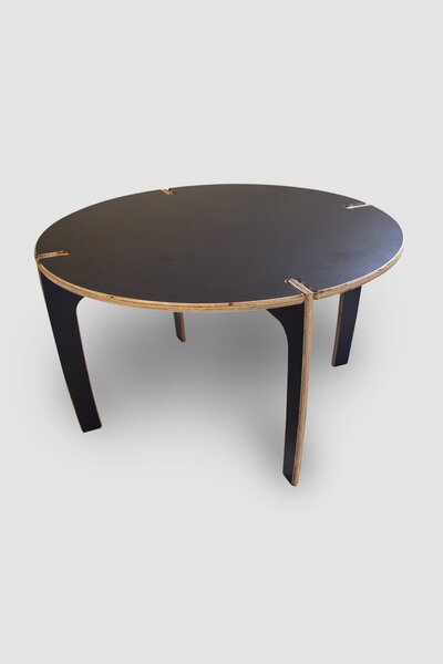 Vingo Skládací příruční stolek kulatý, průměr 585mm