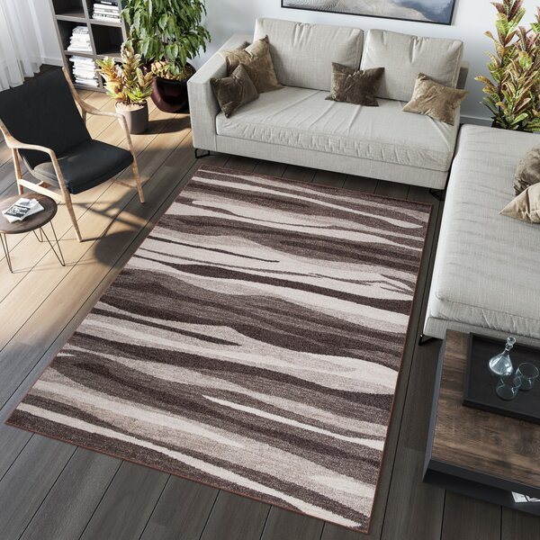 Makro Abra Kusový koberec SARI K186A světle hnědý Rozměr: 160x220 cm
