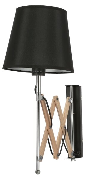 Nástěnné svítidlo MITO 1xE27/40W/230V černá