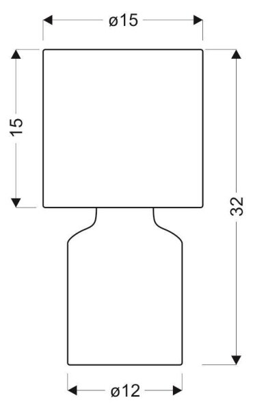 Stolní lampa INER 1xE14/40W/230V růžová
